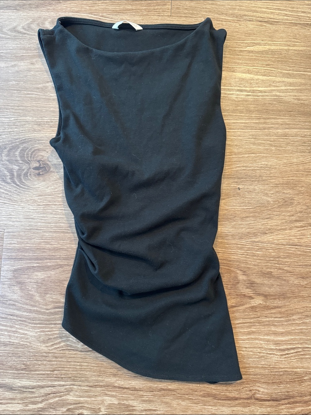 Zara Black Women's Asymmetric Cotton Skirt (s)